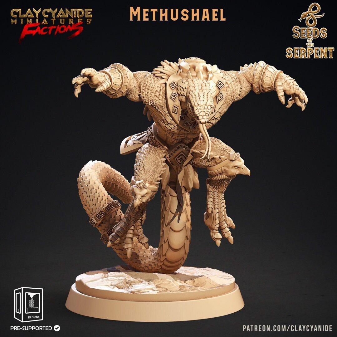 Methushael - Seeds of the Serpent - Clay Cyanide - Sigmarite Boutique