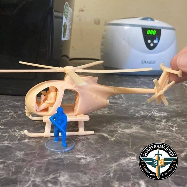MH-6 Helicopter - War in Iraq - Quartermaster 3D - Sigmarite Boutique