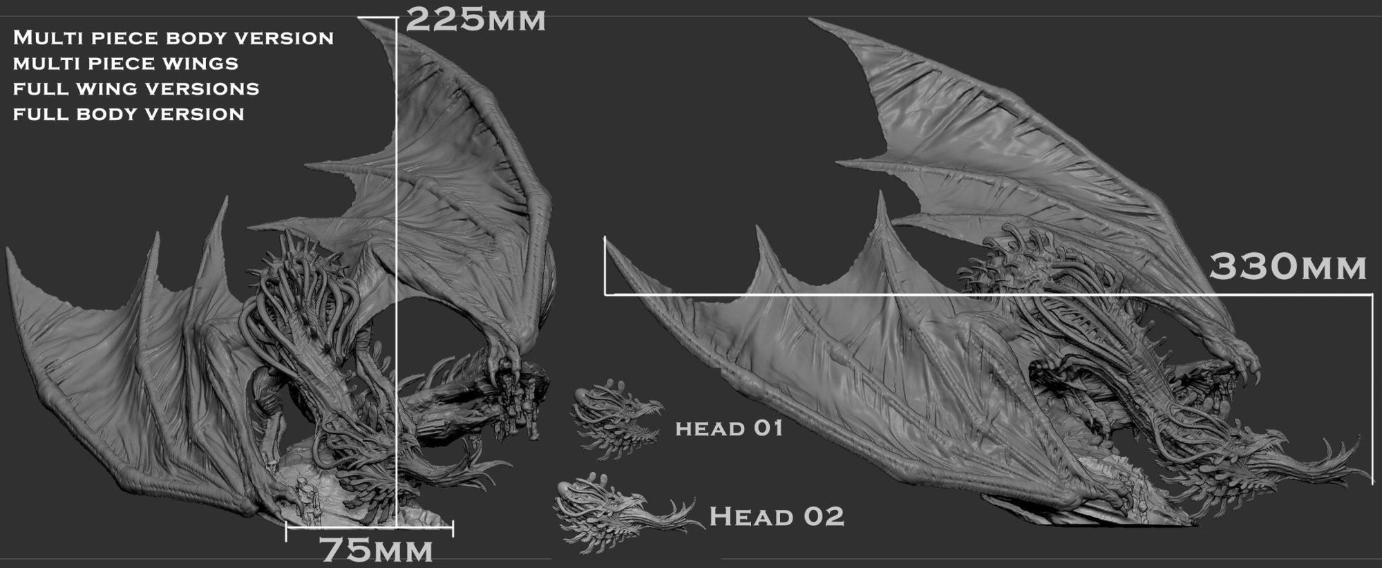 Mind Thief Dragon - Netherdeep - Mini Monster Mayhem - Sigmarite Boutique