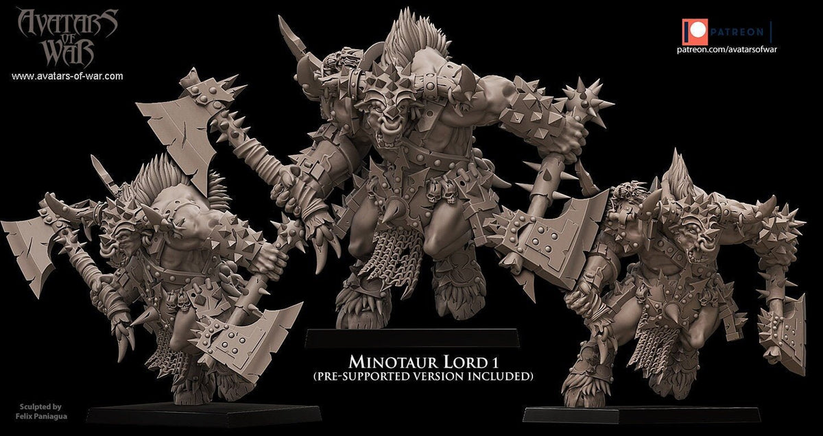Minotaur Lords - Avatars of War - Sigmarite Boutique