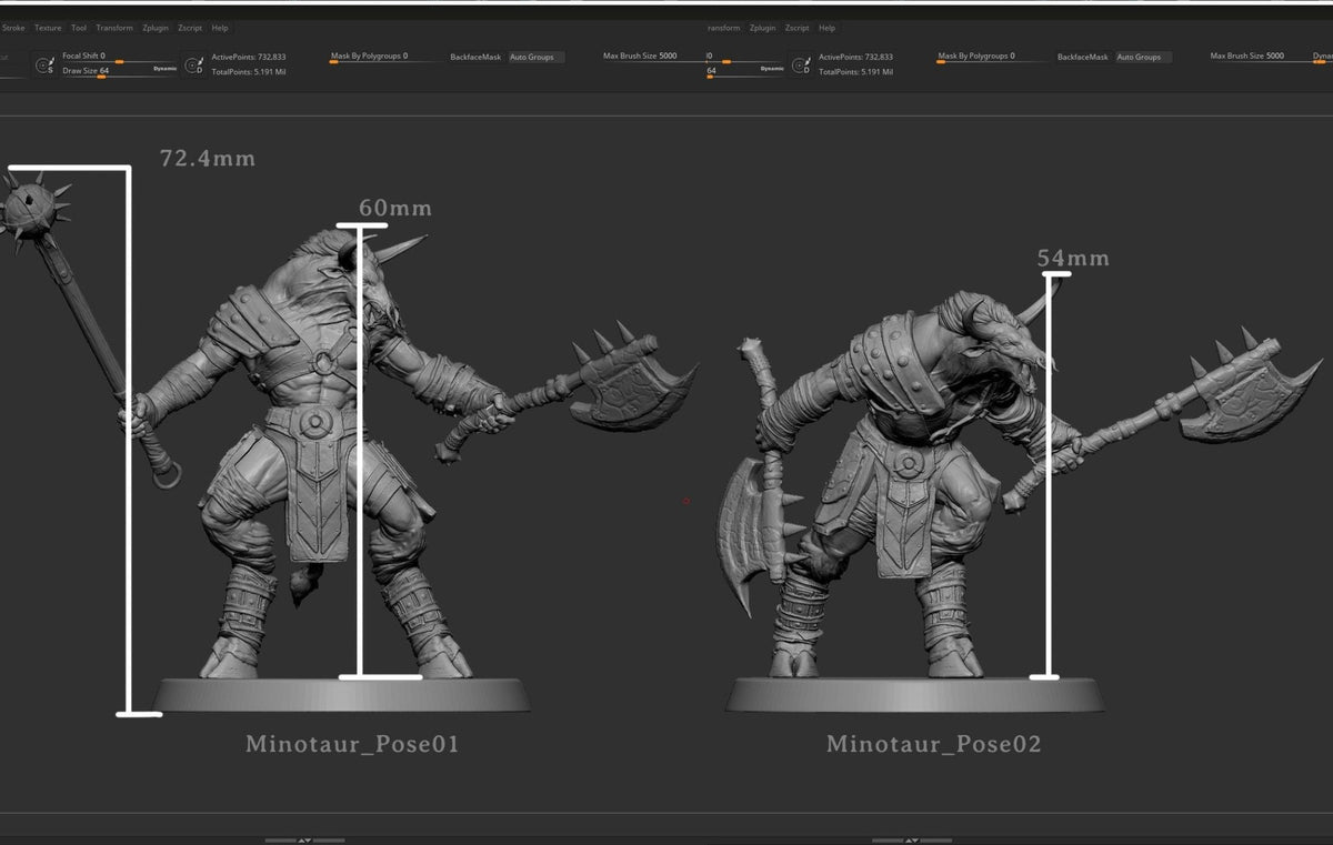 Minotaurs - Beast Within - Mini Monster Mayhem - Sigmarite Boutique