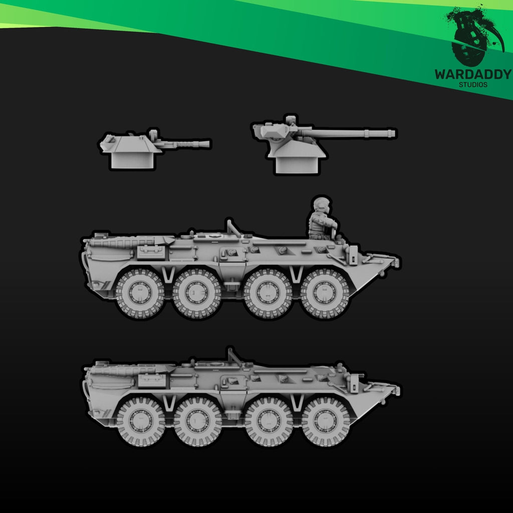 Modern Eastern BTR-80 APC - Modern Military Vehicle - Wardaddy Studios - Sigmarite Boutique