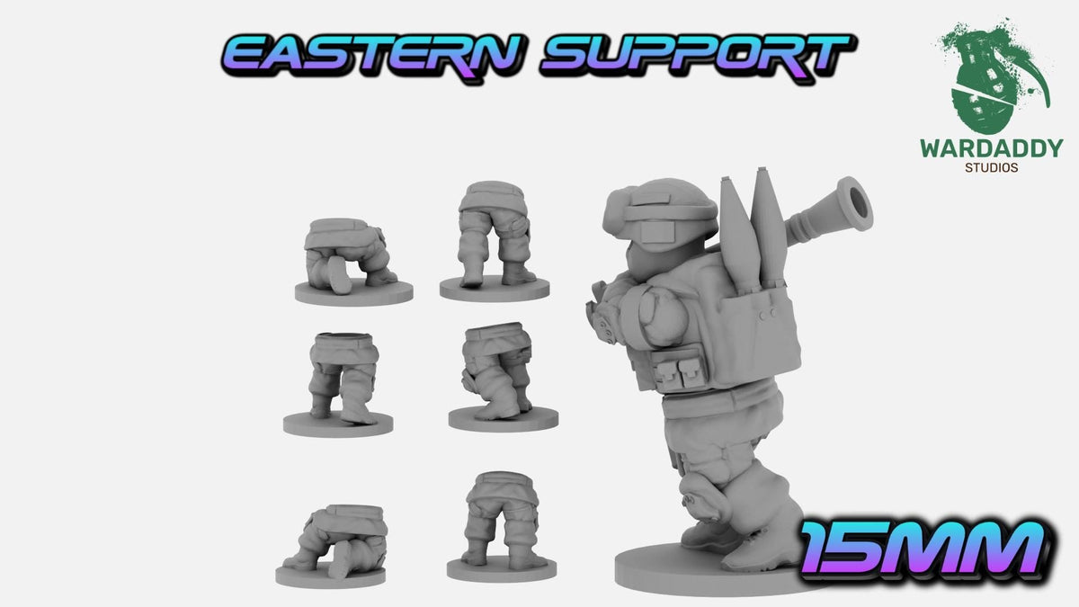 Modern Eastern Support Weapons Infantry - RPG, Machine Gun & Marksmen - Wardaddy Studios - Sigmarite Boutique