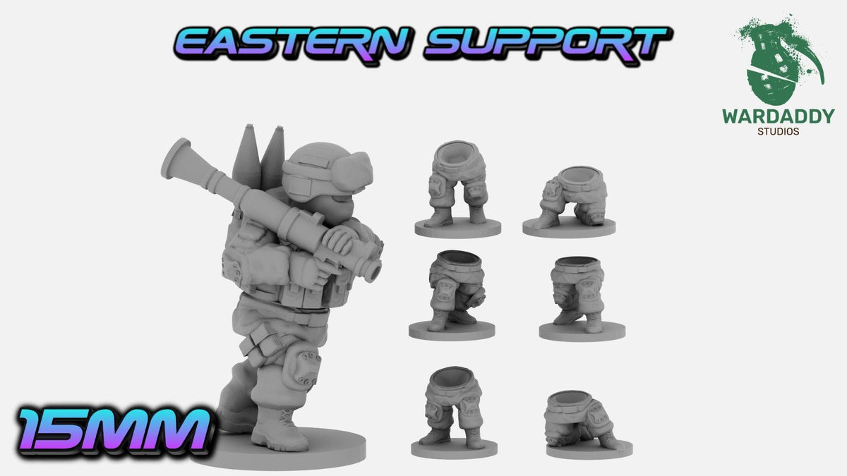 Modern Eastern Support Weapons Infantry - RPG, Machine Gun & Marksmen - Wardaddy Studios - Sigmarite Boutique