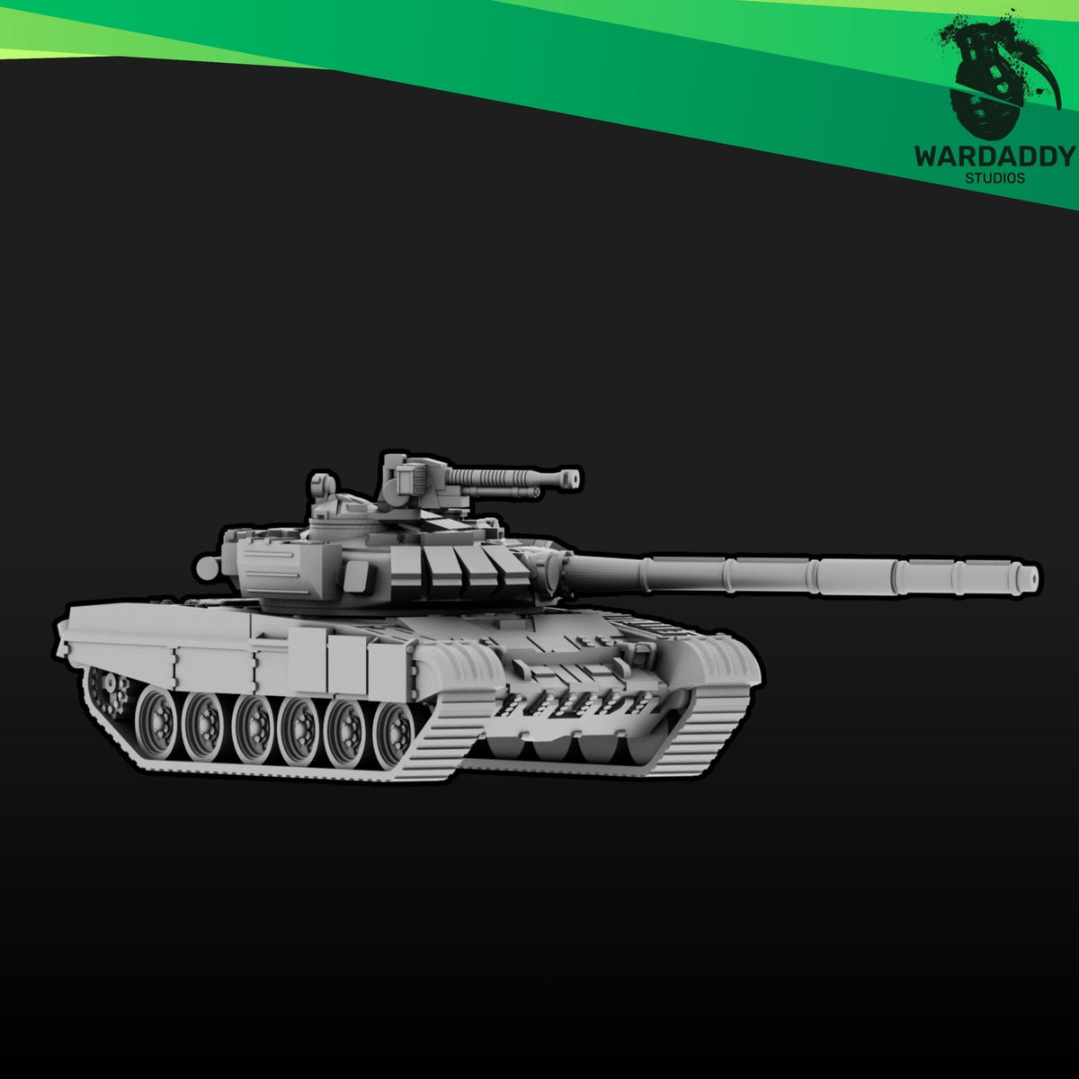Modern Eastern T-72 Tank - MBT - Modern Military Vehicle - Wardaddy Studios - Sigmarite Boutique