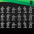 Modern NATO Operators - 10mm, 15mm or 28mm Heroic Special Forces Squad - Modern Military Resin Models - Wardaddy Studios - Sigmarite Boutique