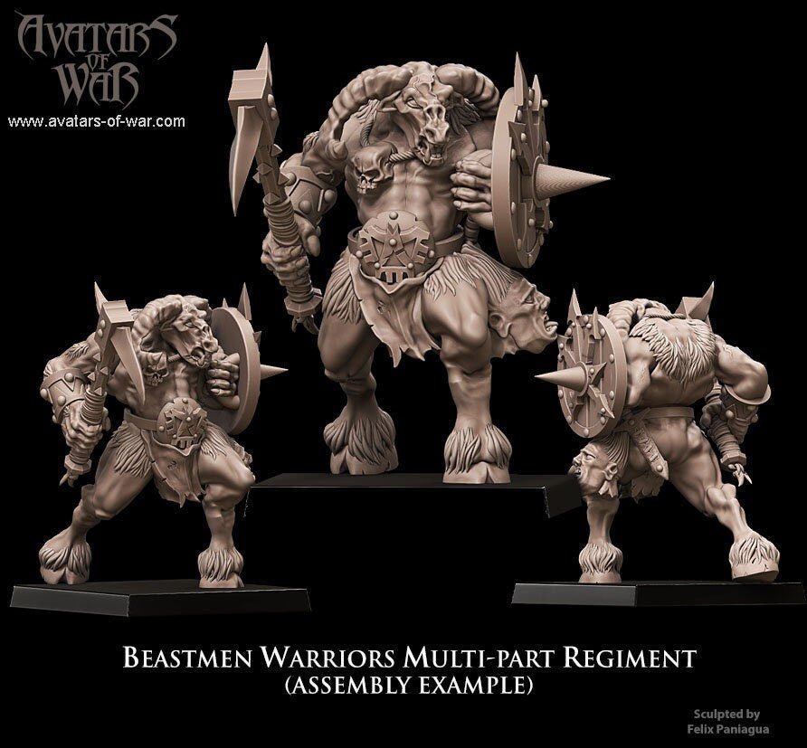 Modular Beastmen - Avatars of War - Sigmarite Boutique