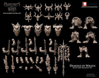 Modular Demons of Wrath - Avatars of War - Sigmarite Boutique
