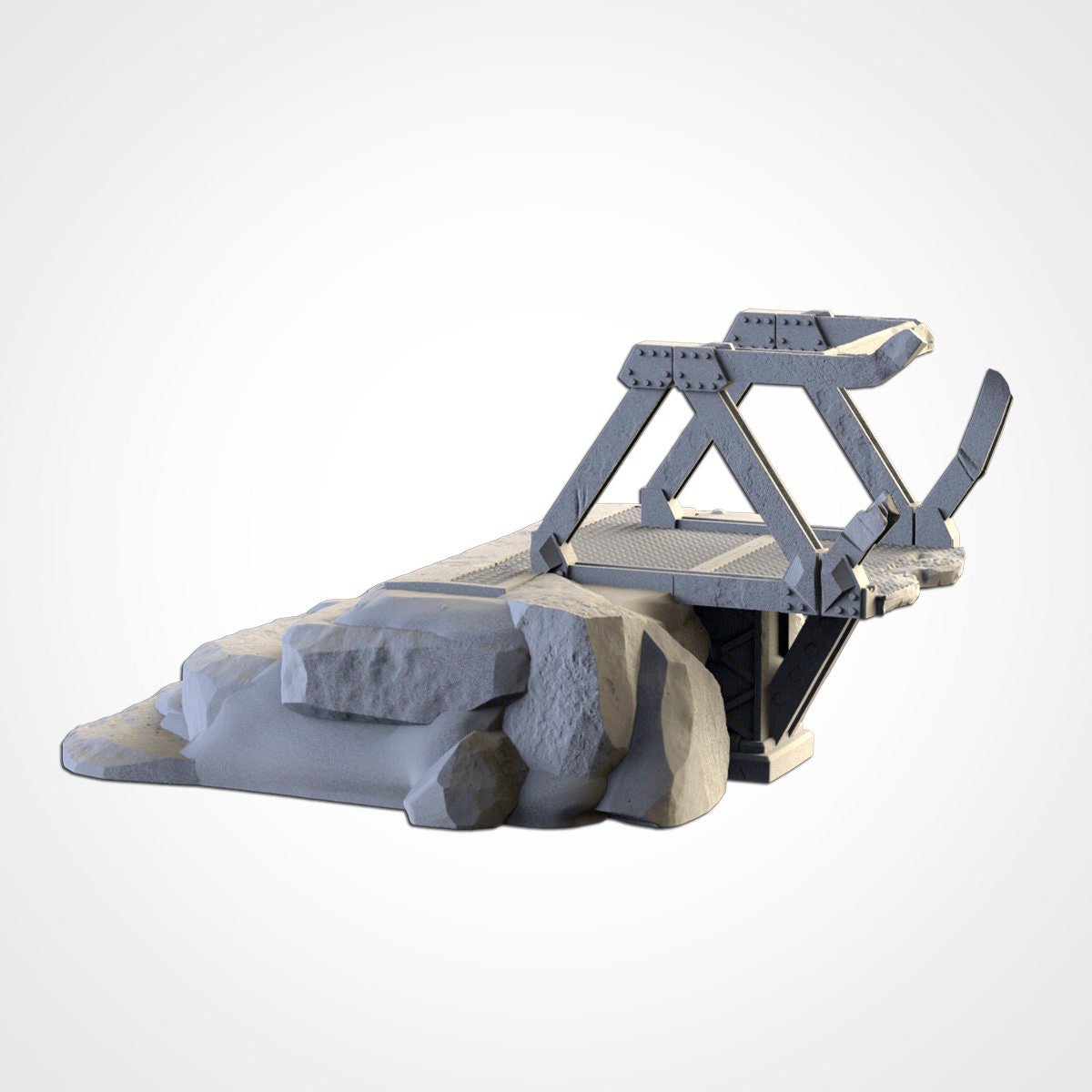 Modular Metal Truss Bridges - Scifi Terrain - 3D Printed PLA Plastic - Sigmarite Boutique