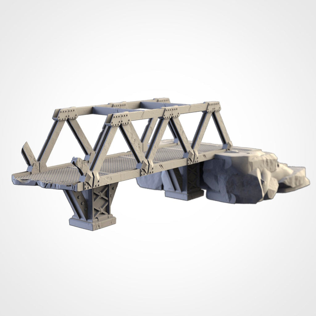 Modular Metal Truss Bridges - Scifi Terrain - 3D Printed PLA Plastic - Sigmarite Boutique