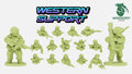 Modular Modern Western Support Weapons Squad - 10-28mm Modern Military Miniatures - Resin Wargaming Infantry - Wardaddy Studios - Sigmarite Boutique