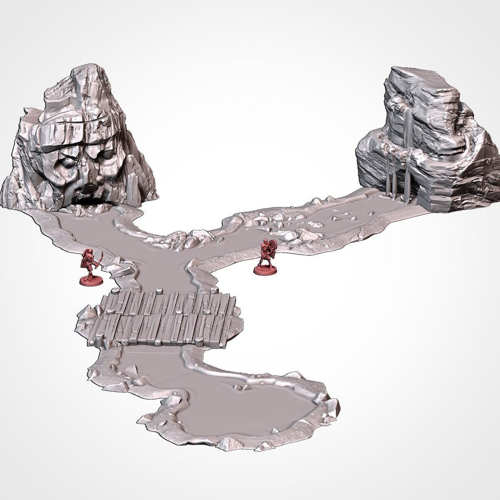 Modular River Terrain Set - Fantasy & Historical River Terrain - Txarli Factory - Sigmarite Boutique