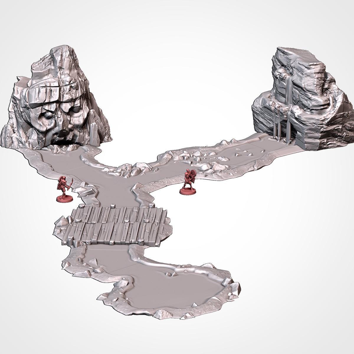 Modular River Terrain Set - Fantasy & Historical River Terrain - Txarli Factory - Sigmarite Boutique