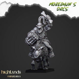 Mounted Cave Orcs - Moredhun's Orcs - Highlands Miniatures - Sigmarite Boutique