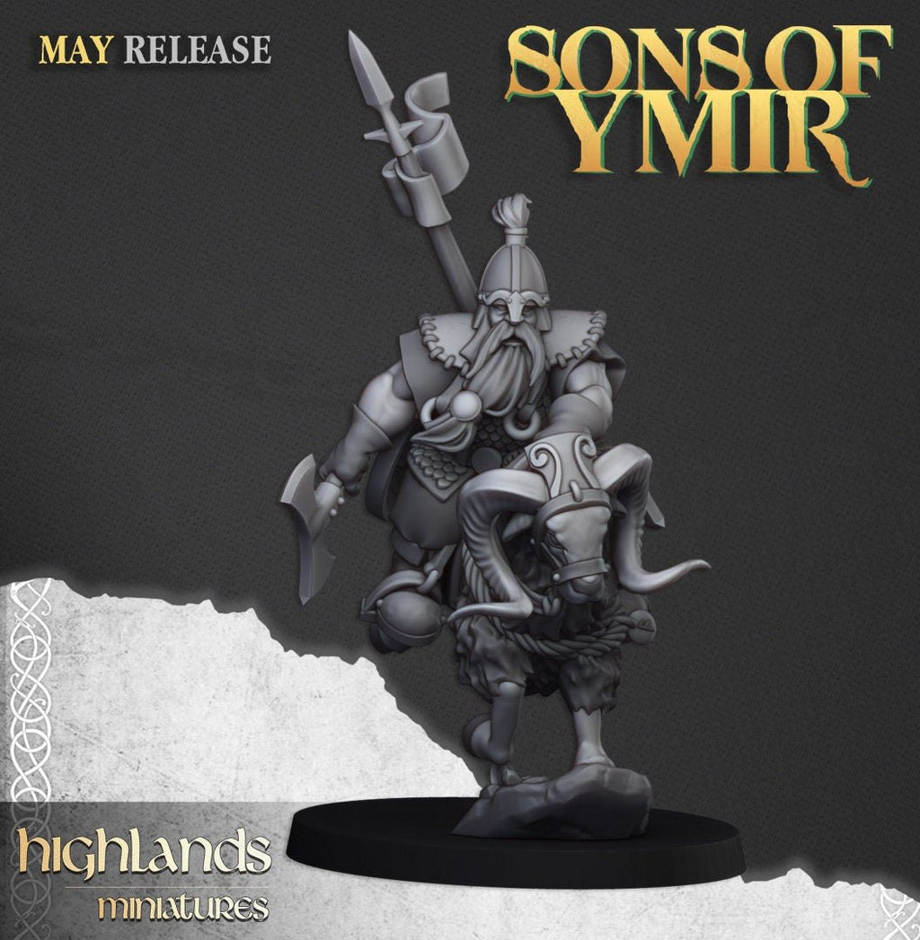 Mounted Dwarves - Sons of Ymir - Highlands Miniatures - Sigmarite Boutique
