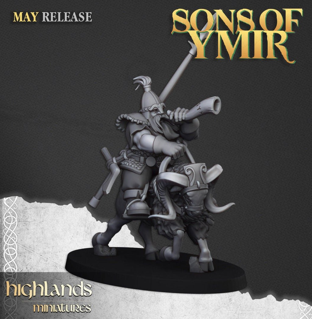 Mounted Dwarves - Sons of Ymir - Highlands Miniatures - Sigmarite Boutique