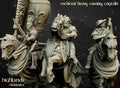 Mounted Heavy Knight Command - Highlands Miniatures - Sigmarite Boutique