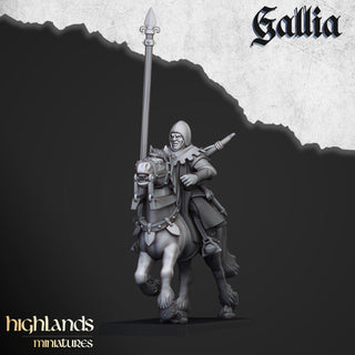 Mounted Men at Arms - Gallia - Highlands Miniatures - Sigmarite Boutique