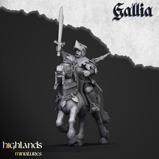 Mounted Men at Arms - Gallia - Highlands Miniatures - Sigmarite Boutique