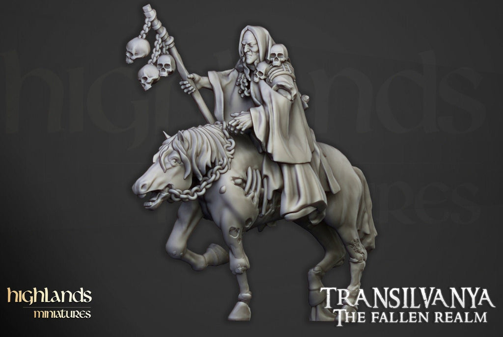 Mounted Necromancer - Highlands Miniatures - Sigmarite Boutique