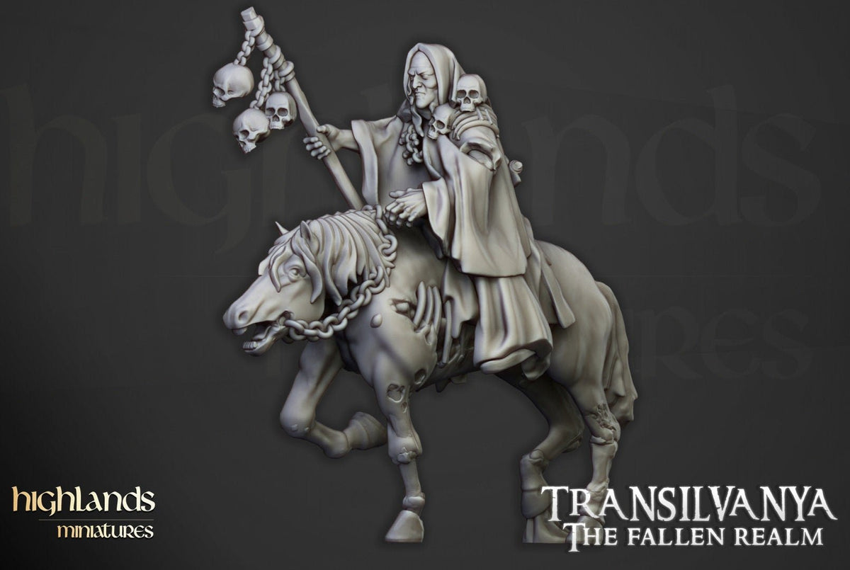 Mounted Necromancer - Highlands Miniatures - Sigmarite Boutique