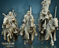 Mounted Questing Knight Command - Highlands Miniatures - Sigmarite Boutique