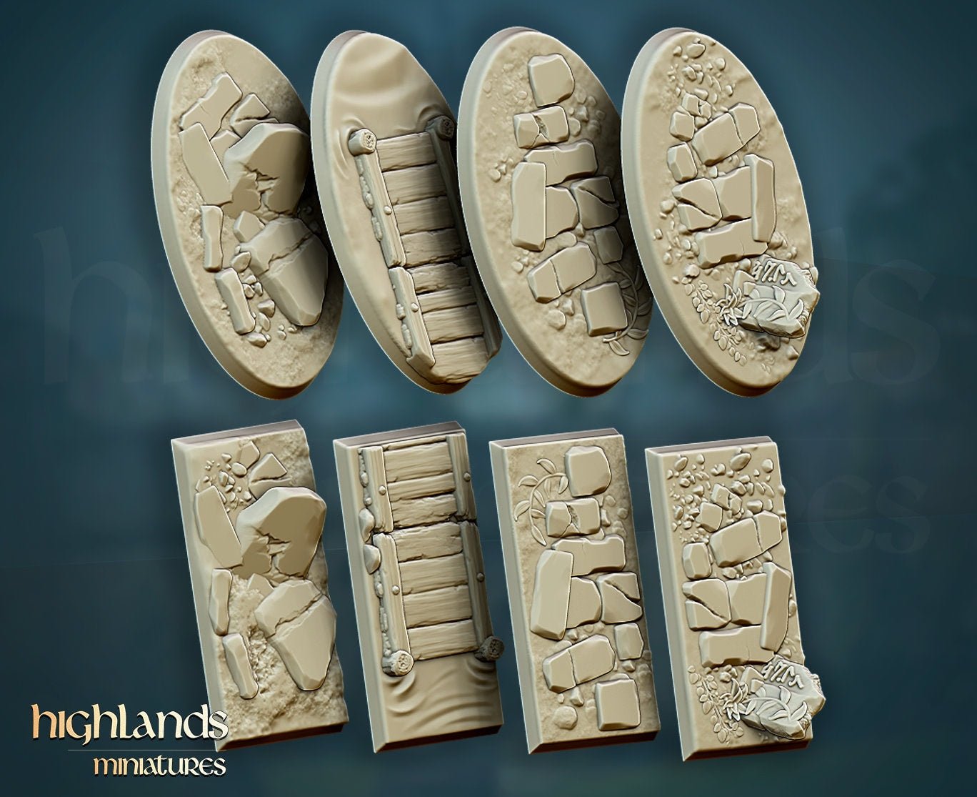 Mounted Questing Knights - Highlands Miniatures - Sigmarite Boutique