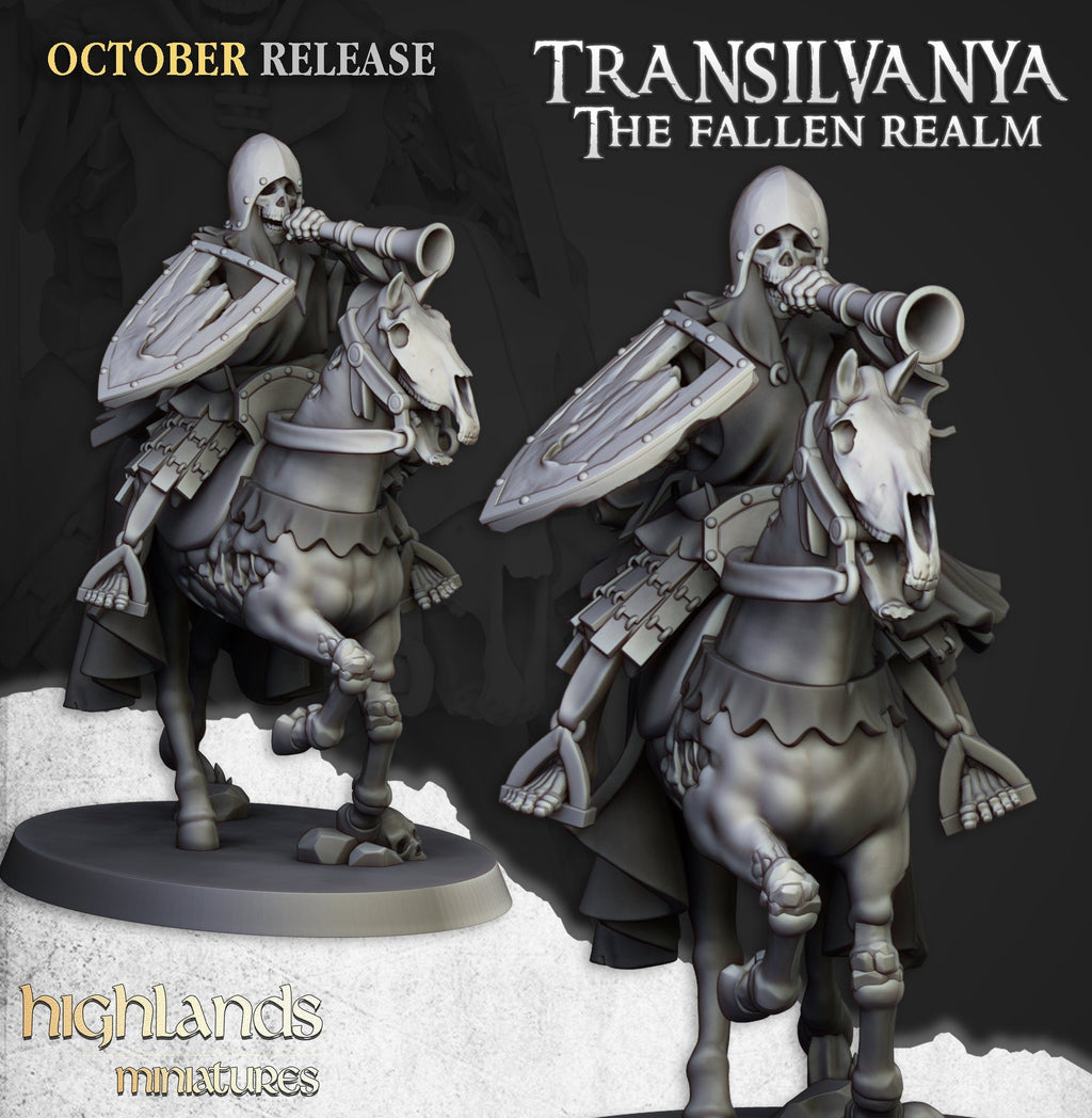 Mounted Skeletons - Highlands Miniatures - Sigmarite Boutique