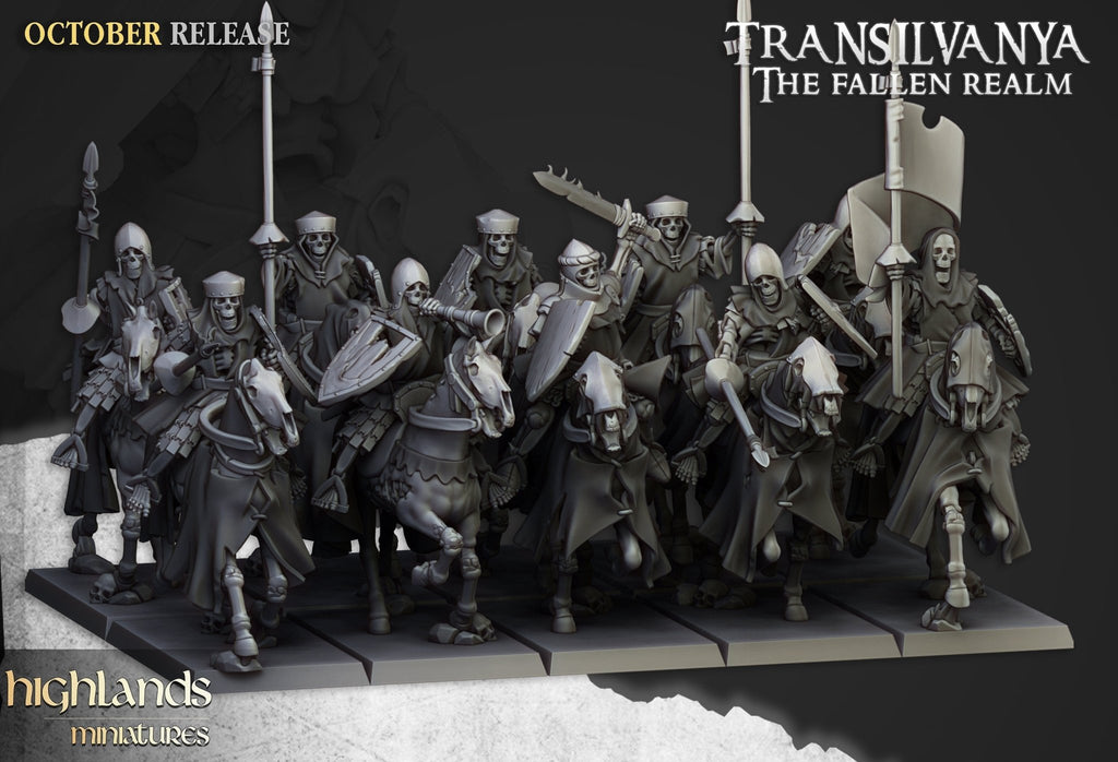 Mounted Skeletons - Highlands Miniatures - Sigmarite Boutique