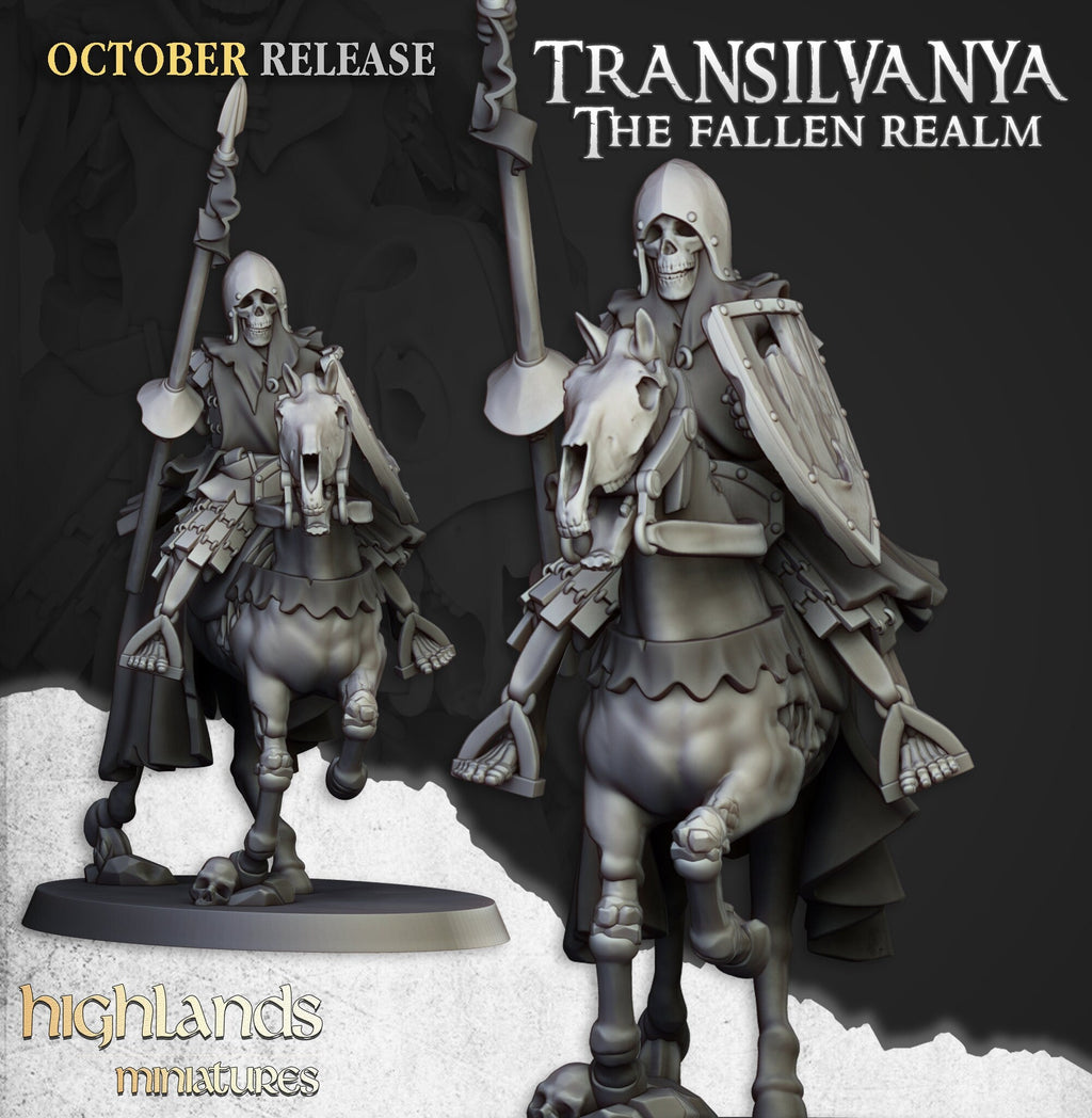 Mounted Skeletons - Highlands Miniatures - Sigmarite Boutique