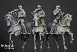 Mounted Sunland Knights - Highlands Miniatures - Sigmarite Boutique