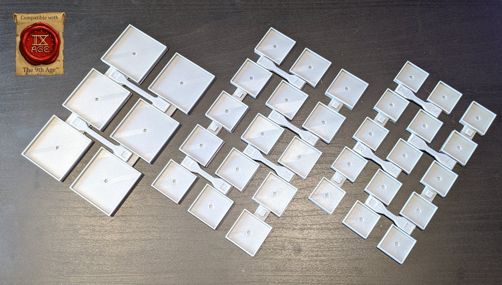 Ninth Age Skirmish Trays - Magnet ready! - Sigmarite Boutique