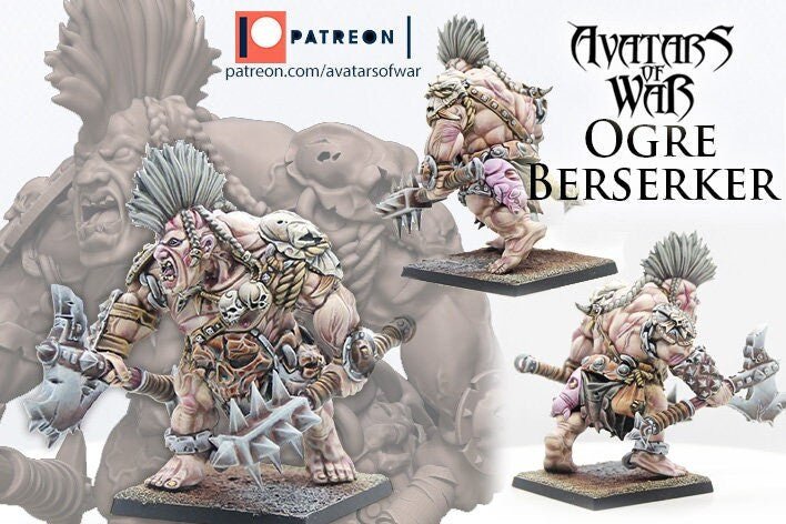 Ogre Berserker - Avatars of War - Sigmarite Boutique