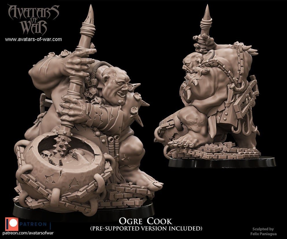 Ogre Cook - Avatars of War - Sigmarite Boutique