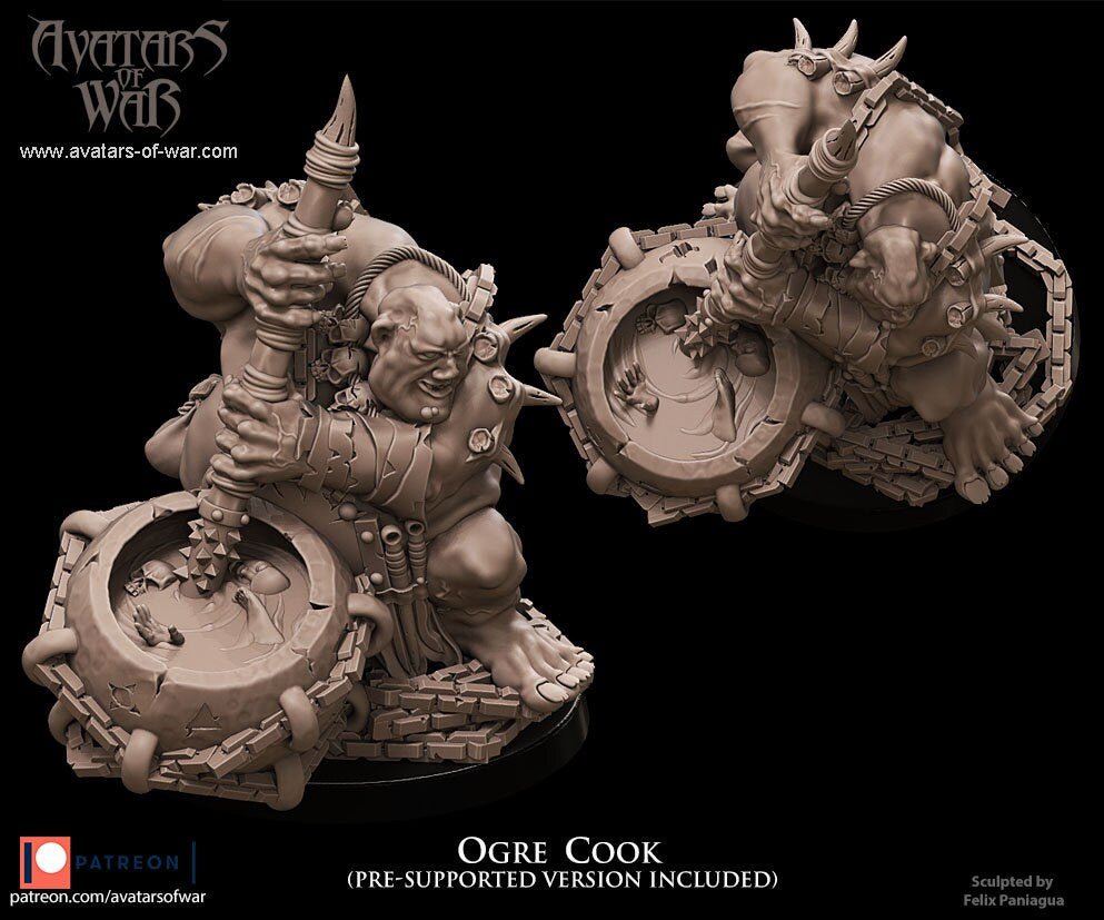Ogre Cook - Avatars of War - Sigmarite Boutique