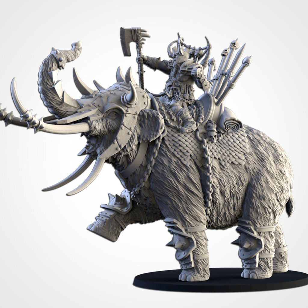 Ogre Hero on Mammoth - Northern Ogres - Txarli Factory - Sigmarite Boutique