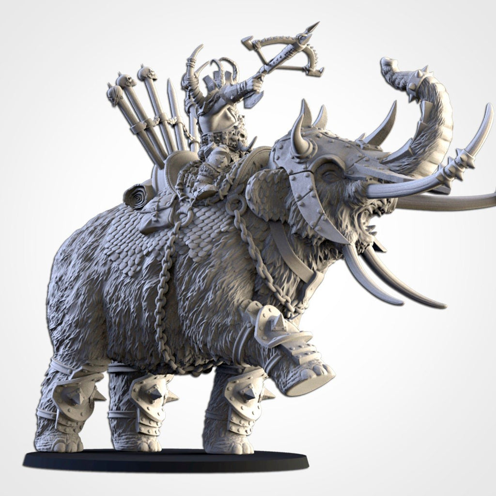 Ogre Hero on Mammoth - Northern Ogres - Txarli Factory - Sigmarite Boutique
