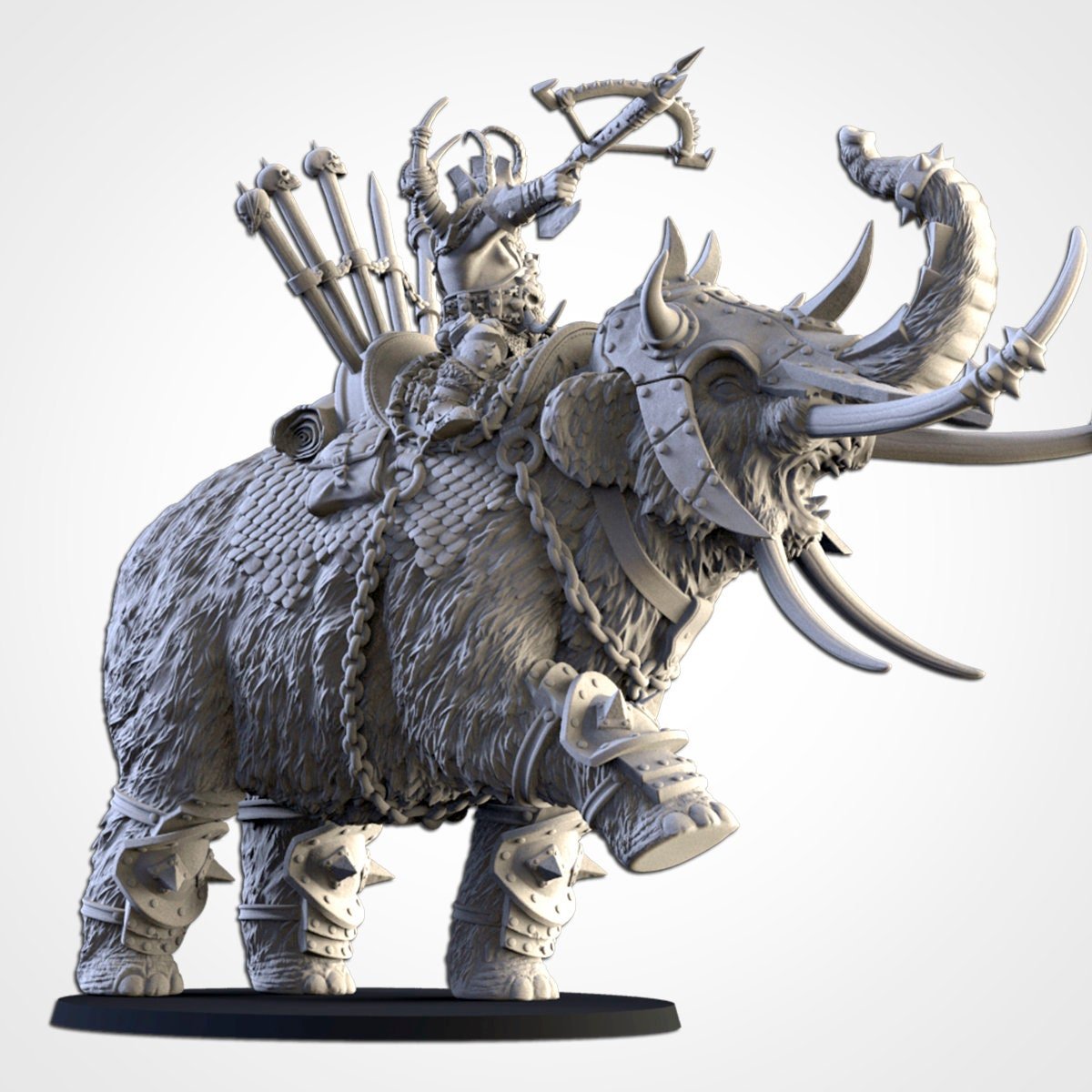 Ogre Hero on Mammoth - Northern Ogres - Txarli Factory - Sigmarite Boutique
