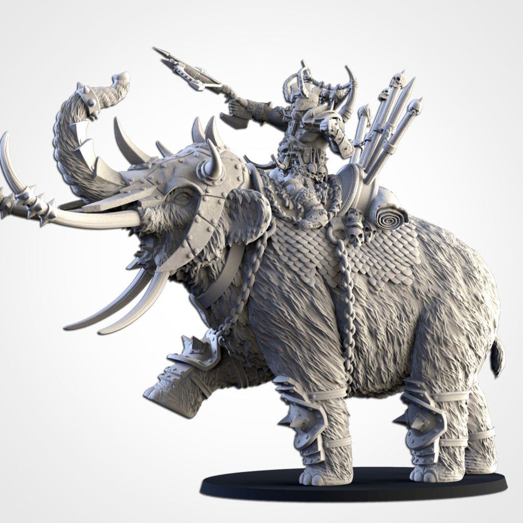 Ogre Hero on Mammoth - Northern Ogres - Txarli Factory - Sigmarite Boutique
