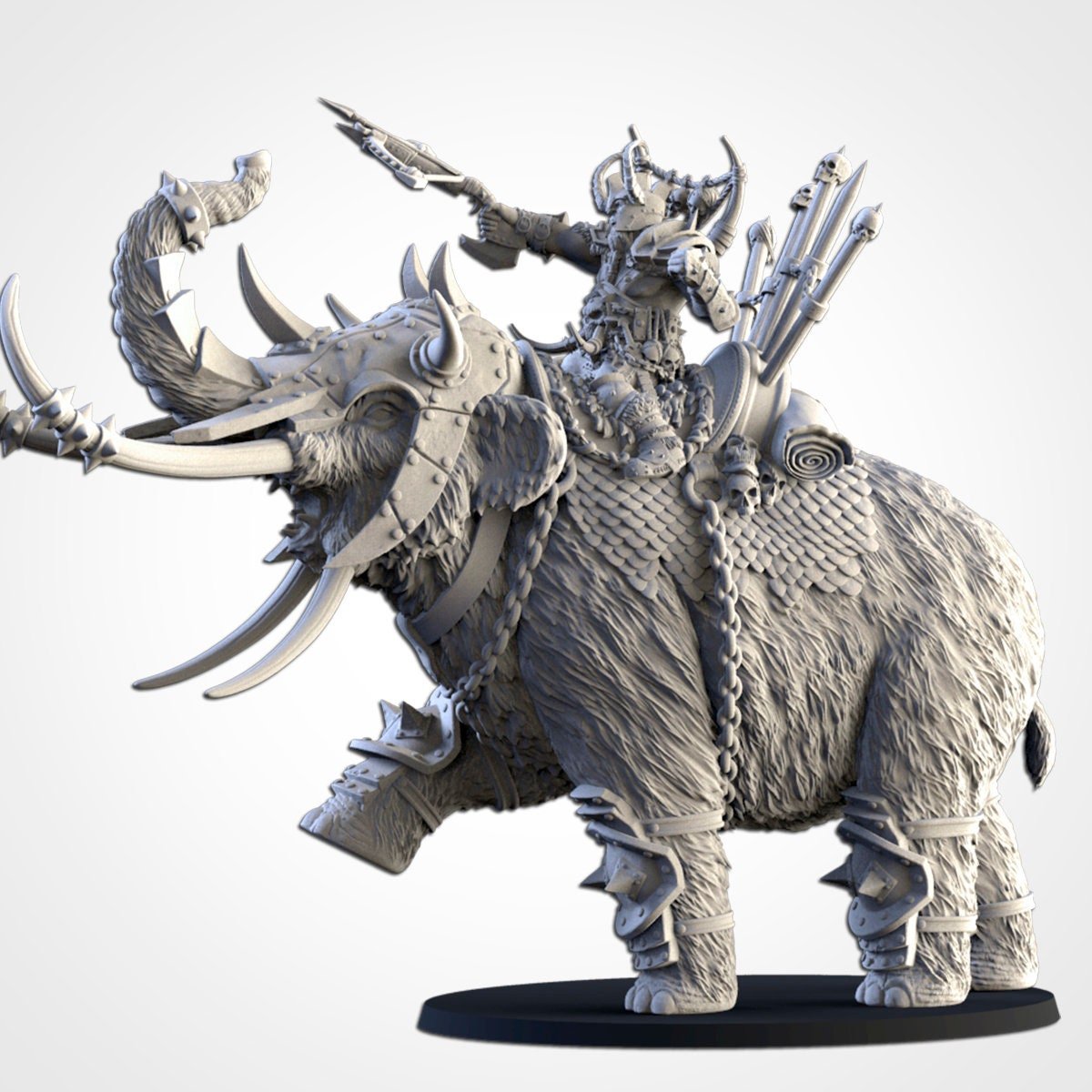 Ogre Hero on Mammoth - Northern Ogres - Txarli Factory - Sigmarite Boutique