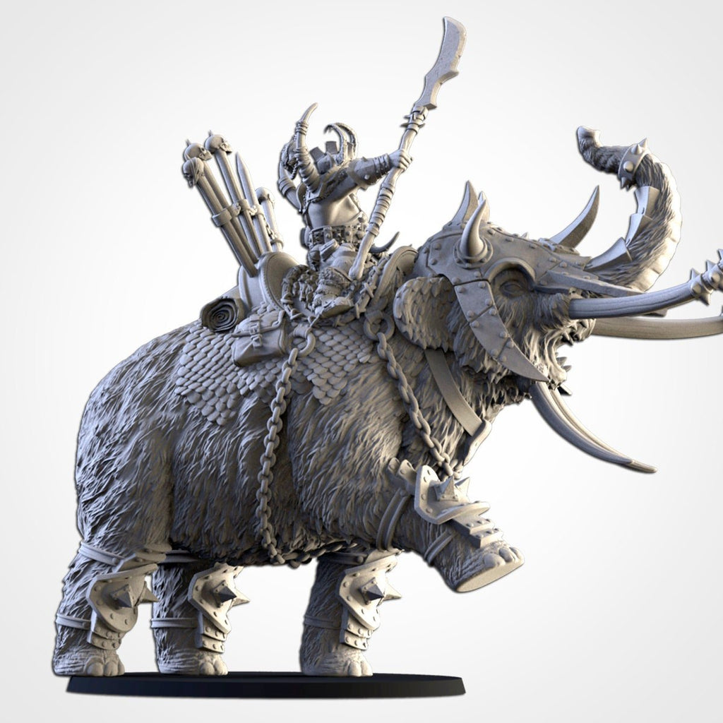 Ogre Hero on Mammoth - Northern Ogres - Txarli Factory - Sigmarite Boutique