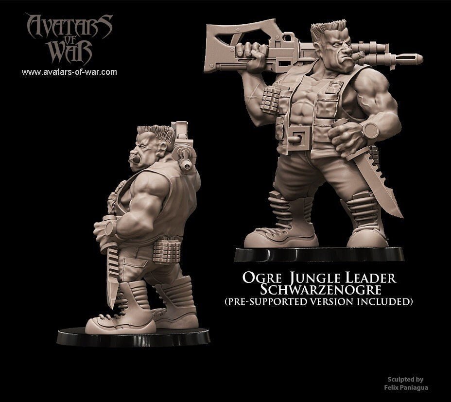 Ogre Jungle Fighters - Avatars of War - Sigmarite Boutique