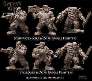 Ogre Jungle Fighters - Avatars of War - Sigmarite Boutique