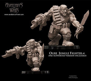 Ogre Jungle Fighters - Avatars of War - Sigmarite Boutique