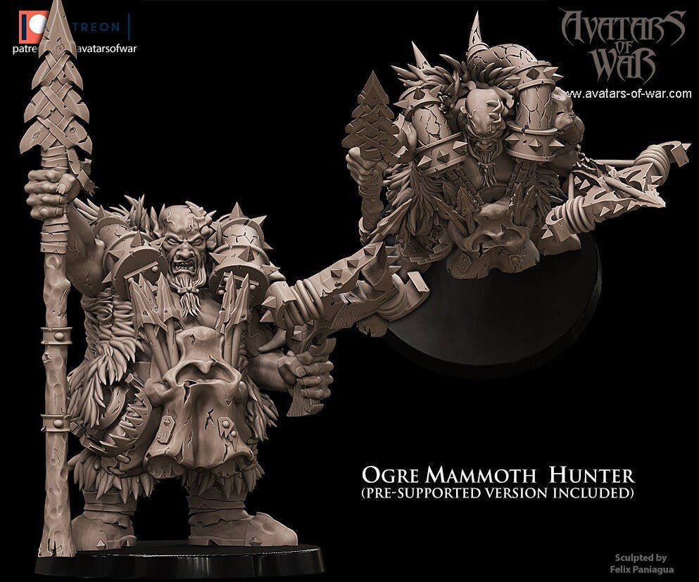 Ogre Mammoth Hunter - Avatars of War - Sigmarite Boutique