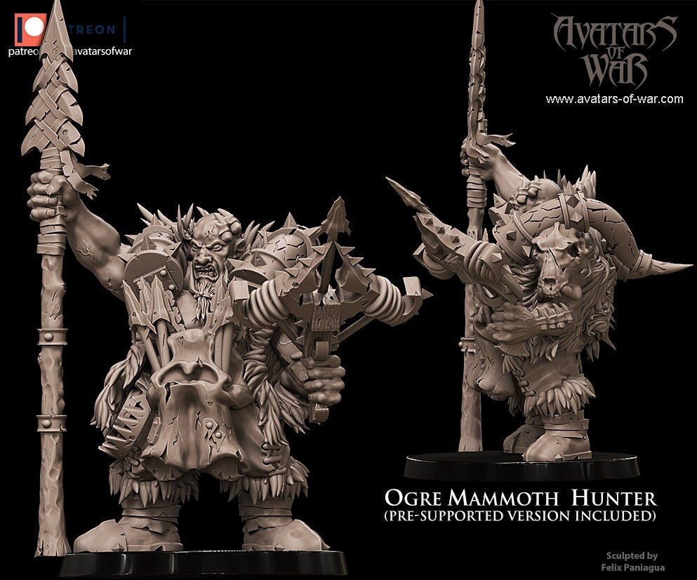 Ogre Mammoth Hunter - Avatars of War - Sigmarite Boutique