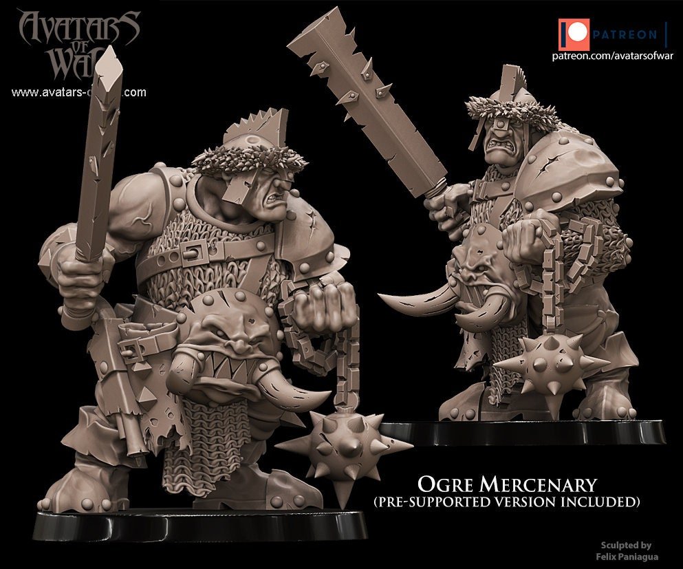 Ogre Mercenary - Avatars of War - Sigmarite Boutique