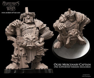Ogre Mercenary Captain - Avatars of War - Sigmarite Boutique
