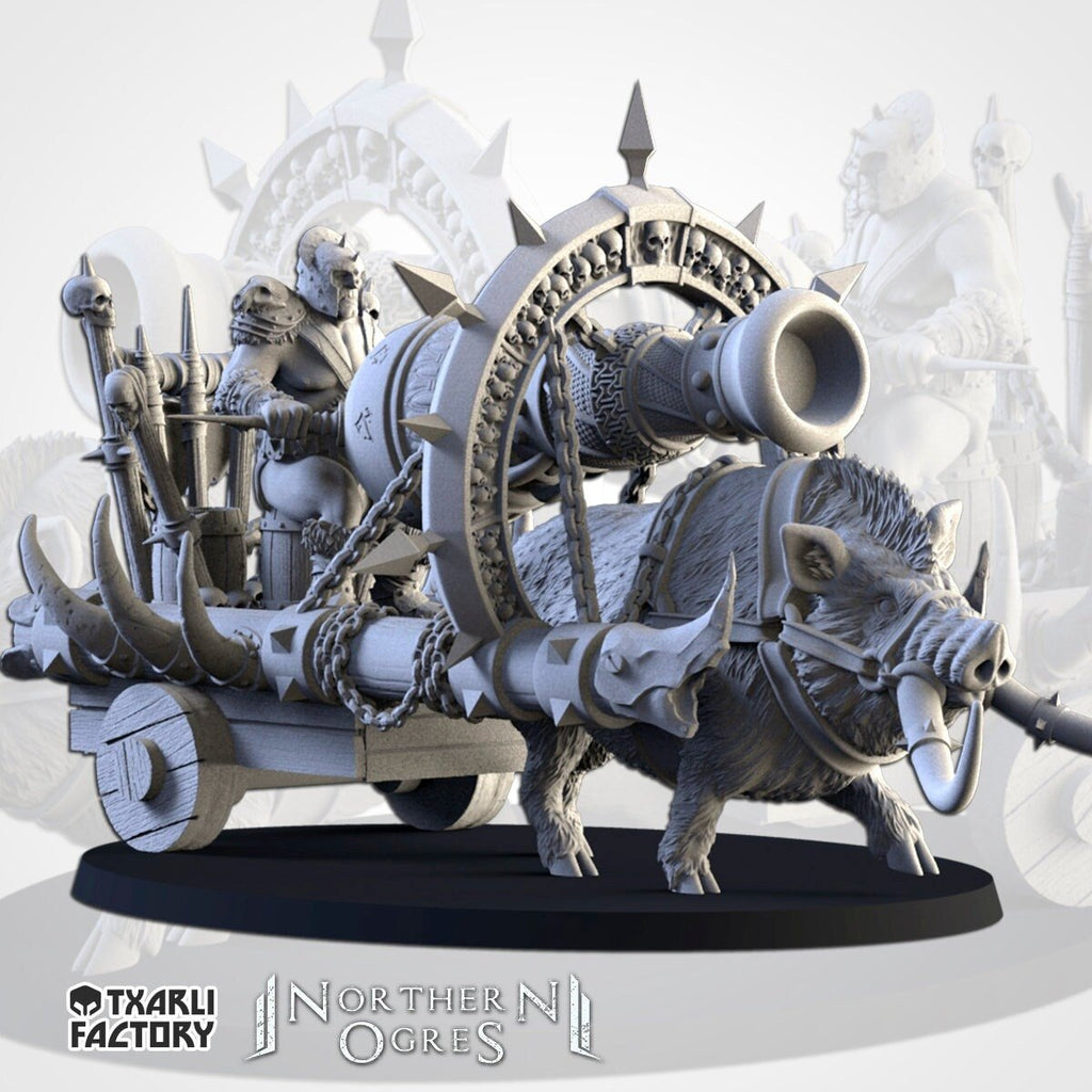 Ogre Thunder Cannon - Northern Ogres - Txarli Factory - Sigmarite Boutique