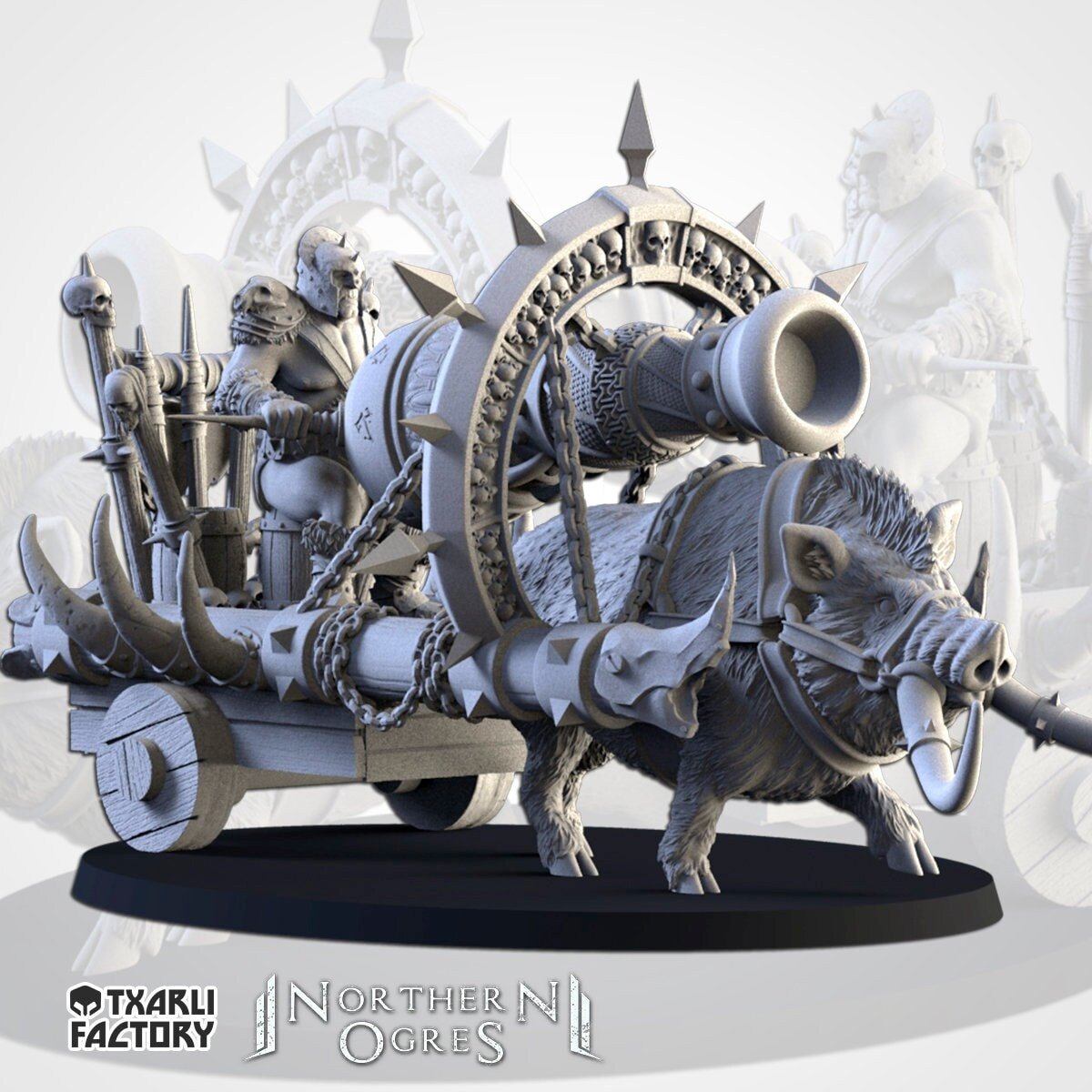 Ogre Thunder Cannon - Northern Ogres - Txarli Factory - Sigmarite Boutique